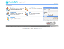 Tablet Screenshot of helpdesk.mediasharesuite.com